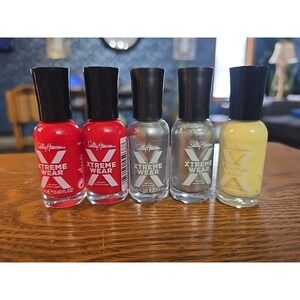 Sally Hansen Xtreme Wear Nail Polish, 5 Count, Mix Lot